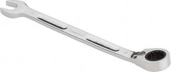 Proto - 9mm 12 Point Combination Wrench - 15° Head Angle, 5-43/64" OAL, Steel, Chrome Finish - Exact Tooling