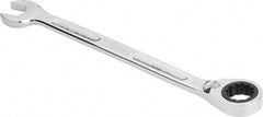Proto - 21mm 12 Point Combination Wrench - 15° Head Angle, 11-13/16" OAL, Steel, Chrome Finish - Exact Tooling