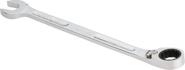 Proto - 19mm 12 Point Combination Wrench - 15° Head Angle, 11-15/32" OAL, Steel, Chrome Finish - Exact Tooling
