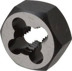 Cle-Line - M10x1.50 Thread, 7/8" Hex, Right Hand Thread, Hex Rethreading Die - Carbon Steel, Series 0650M - Exact Tooling