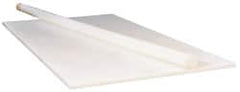 Made in USA - 1' Long, 3/8" Diam, ETFE Plastic Rod - ±0.2" Length Tolerance, +0.002 - 0.000" Diam Tolerance, Shore D-75 Hardness, Natural (Color) - Exact Tooling