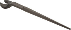 Proto - 1-7/8" Standard Spud Handle Open End Wrench - 23-1/4" OAL, Single End, Black Finish - Exact Tooling