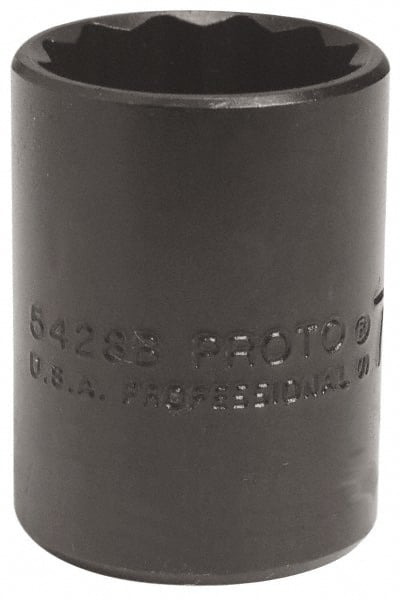 Proto - 13/16", 1/2" Drive, Standard Hand Socket - Exact Tooling