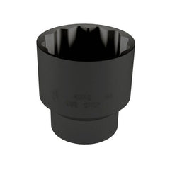 Proto - 1-7/16", 1/2" Drive, Standard Hand Socket - 12 Points, 2-1/8" OAL, Alloy Steel, Black Finish - Exact Tooling