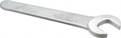 Proto - 21mm Standard Service Open End Wrench - 6-1/4" OAL, Single End, Satin Finish, 30° Head Angle - Exact Tooling