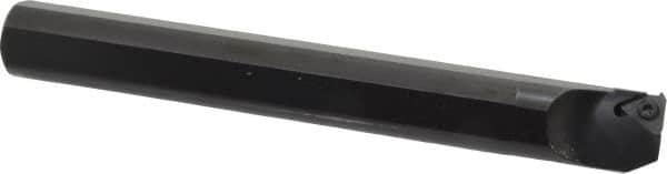 Hertel - Internal Thread, Right Hand Cut, 1" Shank Width Indexable Threading Toolholder - 8" OAL, 16IR Insert Compatibility, HSI Toolholder, Series HSIR - Exact Tooling