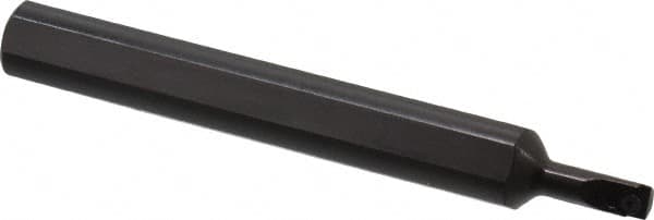 Hertel - Internal Thread, Right Hand Cut, 0.62" Shank Width Indexable Threading Toolholder - 5" OAL, 8IR Insert Compatibility, HSI Toolholder, Series HSIR - Exact Tooling