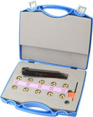 Hertel - External Thread, 3/4" Shank Width Indexable Threading Toolholder - SER0750K16 Toolholder - Exact Tooling