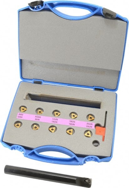 Hertel - Internal Thread, 3/4" Shank Width Indexable Threading Toolholder - SIR0750P16 Toolholder - Exact Tooling