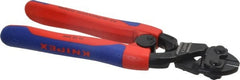 Knipex - 8" OAL, Bolt Cutter - 18mm Jaw Length x 33mm Jaw Width, Standard Head, Ergo Dual Component Handle - Exact Tooling