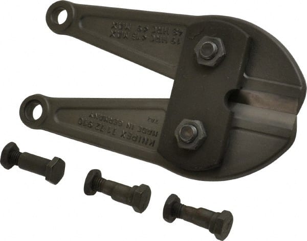 Knipex - Replacement Plier Cutter Head - For Use with 71 72 910 Bolt Cutter - Exact Tooling