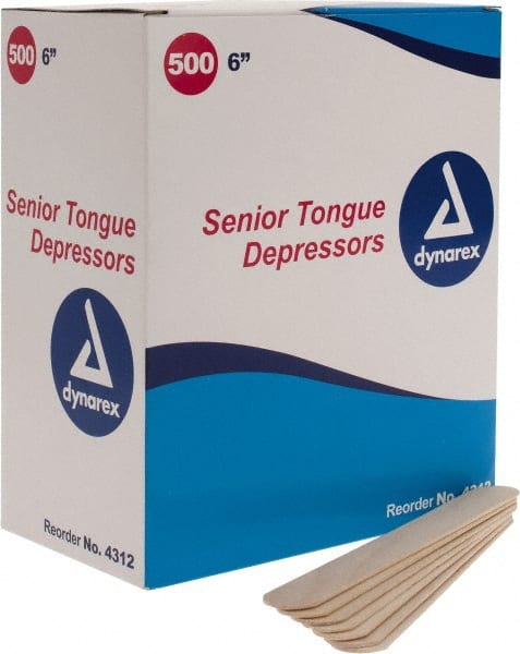 Medique - Tongue Depressor - 6 Inches Long x 3/4 Inches Wide - Exact Tooling