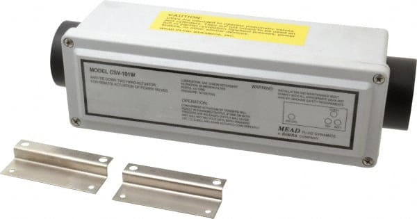 Mead - 1/8" NPTF Wash Down Two Hand Control Valve - 1 CV Rate, 60 CFM, 120 Max psi - Exact Tooling