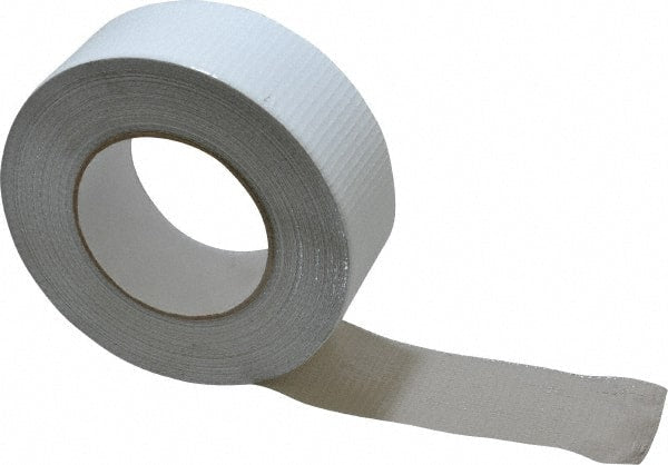Intertape - 2" x 55m White Duct Tape - 9 mil, Rubber Adhesive, Polyethylene Cloth Backing, 18 Lb/ln Tensile Strength, 32°F to 160°F, Series AC20 - Exact Tooling