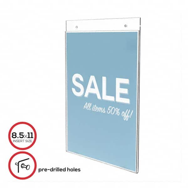 Deflect-o - Display & Organizer Accessories Type: Sign Holder For Use With: Signs - Exact Tooling