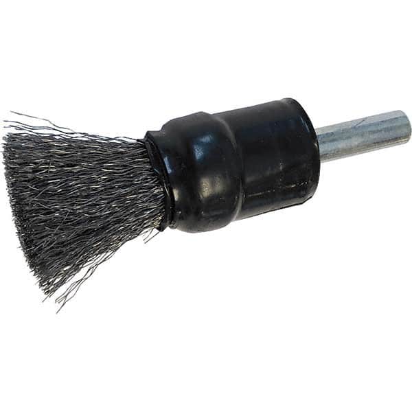 Osborn - 1/2" Diam Steel Bridled Crimped End Brush - Exact Tooling