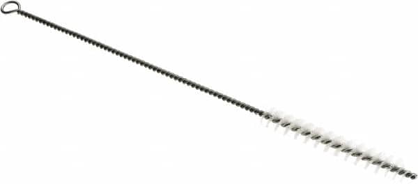 Osborn - Nylon Tube Brush - 0.01" Filament Diam, 11-1/2" OAL, 1/8" Diam Shank - Exact Tooling