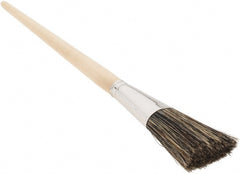 Osborn - Hoghair Artist's Paint Brush - 1 1/2" Wide, 2 3/8" Bristle Length, 9-3/4" Wood Handle - Exact Tooling