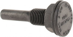 Osborn - 1/4" Arbor Hole to 1/4" Shank Diam Drive Arbor - For Small Diam Wheel Brushes - Exact Tooling