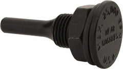 Osborn - 1/4" Arbor Hole to 1/4" Shank Diam Drive Arbor - For Small Diam Wheel Brushes - Exact Tooling