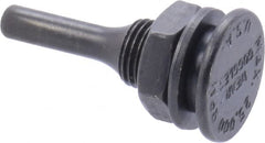 Osborn - 1/4" Arbor Hole to 1/4" Shank Diam Drive Arbor - For Small Diam Wheel Brushes - Exact Tooling