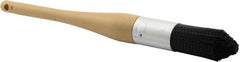 Osborn - 2-3/4" Trim Parts Cleaning Brush - 11" OAL, 2-3/4" Trim Length, Plastic Straight Handle - Exact Tooling
