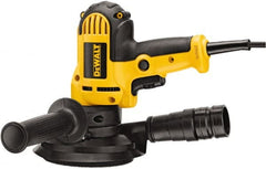 DeWALT - 5" Max Disc, 3,700 RPM, Electric Handheld Disc Sander - 120 Volts, Includes Wrench, 5" H&L Pad & Dust Shroud - Exact Tooling