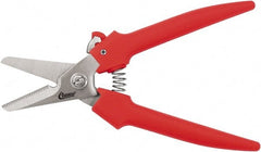 Clauss - 3" LOC, 10-1/2" OAL Chrome Plated Scissors - Steel Handle, For Paper, Fabric - Exact Tooling