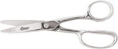 Clauss - 5" LOC, 8" OAL Shears - Steel Handle, For Paper, Fabric - Exact Tooling