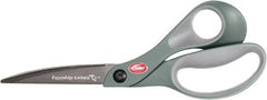 Clauss - 5" LOC, 8" OAL Carbonitride Titanium Steel Shears - Glass Filled Nylon Handle, For Paper, Fabric - Exact Tooling