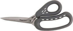 Clauss - 6" LOC, 9" OAL Titanium Shears - Plastic Handle, For Paper, Fabric - Exact Tooling