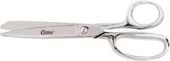 Clauss - 5" LOC, 8" OAL Trimmers - Steel Handle, For Paper, Fabric - Exact Tooling