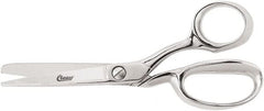 Clauss - 3" LOC, 6" OAL Dubbed Trimmers - Steel Handle, For Paper, Fabric - Exact Tooling