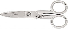 Clauss - 2" LOC, 5-1/4" OAL Scissors - Steel Handle, For Paper, Fabric - Exact Tooling