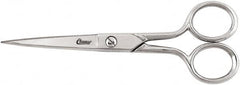 Clauss - 2" LOC, 6" OAL Cutlery Steel Scissors - Steel Handle, For Paper, Fabric - Exact Tooling