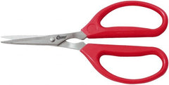 Clauss - 3" LOC, 9-1/4" OAL Stainless Steel Trimmers - Plastic Handle, For Paper, Fabric - Exact Tooling