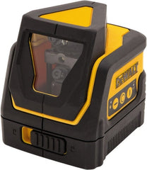 DeWALT - 2 Beam 165' Max Range Line Laser Level - Red Beam, 3/32" Accuracy, Battery Included - Exact Tooling