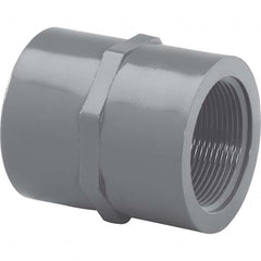 Value Collection - 1-1/2" PVC Plastic Pipe Female Adapter - Slip x FIPT End Connections - Exact Tooling