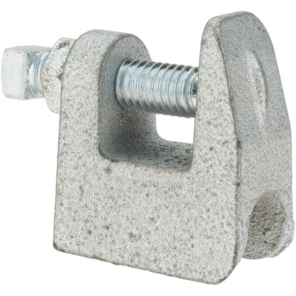 Value Collection - 3/8" Rod Pipe Support Junior C-Clamp - 250 Lb. Capacity - Exact Tooling