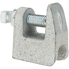 Value Collection - 3/8" Rod Pipe Support Junior C-Clamp - 250 Lb. Capacity - Exact Tooling