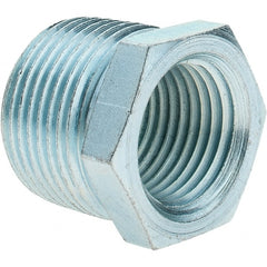 Value Collection - Class 150, 3/4 x 1/2" Galvanized Pipe Hex Bushing - Threaded, Malleable Iron - Exact Tooling
