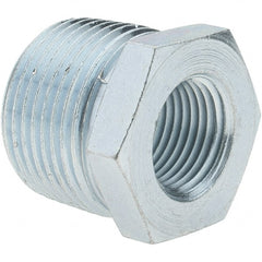 Value Collection - Class 150, 3/4 x 3/8" Galvanized Pipe Hex Bushing - Threaded, Malleable Iron - Exact Tooling