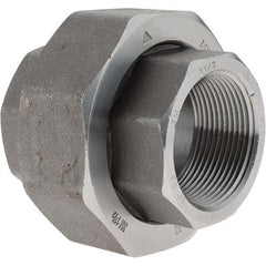 Value Collection - Size 1-1/2", Class 3,000, Forged Carbon Steel Black Pipe Union - NPT End Connection - Exact Tooling