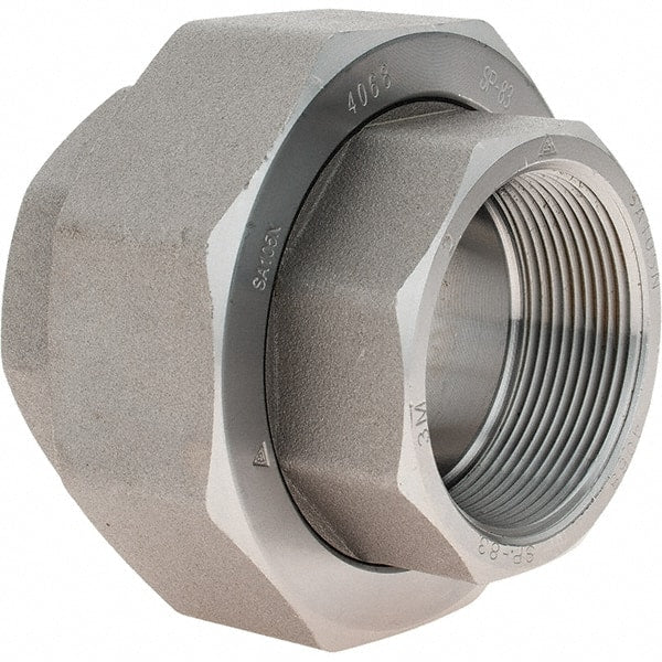 Value Collection - Size 2", Class 3,000, Forged Carbon Steel Black Pipe Union - NPT End Connection - Exact Tooling