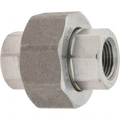 Value Collection - Size 3/8", Class 3,000, Forged Carbon Steel Black Pipe Union - NPT End Connection - Exact Tooling