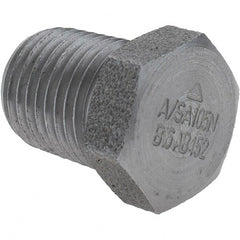 Value Collection - Size 1/4", Class 3,000, Forged Carbon Steel Black Pipe Hex Plug - NPT End Connection - Exact Tooling
