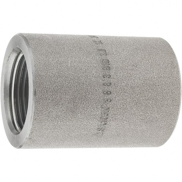 Value Collection - Size 1 x 3/4", Steel Black Pipe Reducing Coupling - 3,000 psi, Threaded (NPT) End Connection - Exact Tooling