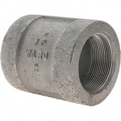 Value Collection - Size 2", Class 300, Malleable Iron Black Pipe Coupling - 300 psi, Threaded End Connection - Exact Tooling