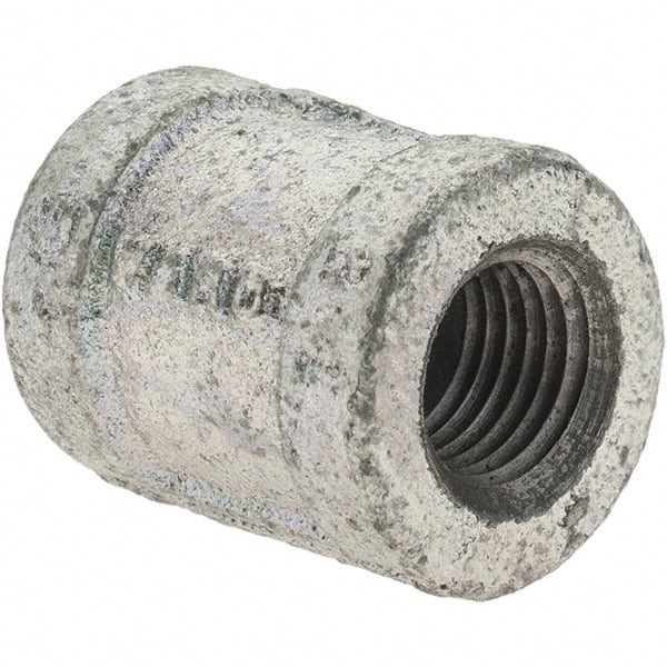 Value Collection - Class 150, 1/8" Galvanized Pipe 45° Street Elbow - Threaded, Malleable Iron - Exact Tooling