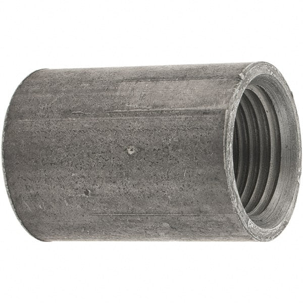 Value Collection - Size 1/2", Class 150, Malleable Iron Black Pipe Coupling - 150 psi, Threaded End Connection - Exact Tooling